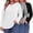 White-Gray-Black, variant on 3 Pack T Shirts for Women Crew Neck Plus Size Women Shirts Long Sleeve Tees Casual Basic Fall Tops