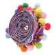 thumbnail image 1 of 1 Yarda de La Cinta Del Telar Jacquar de Las Borlas Del Pompón de Las para La Artesanía de La Decoración Del Bolso de La Ropa 33mm Soledad Cinta Jacquard, 1 of 9