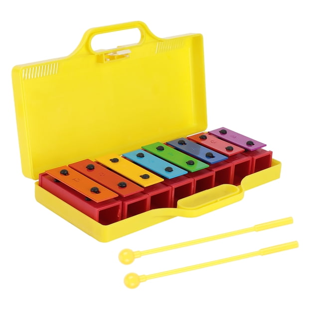 Xilófono 8 Notas NikouMX Juguete Musical Profesional Glockenspiel para Niños