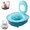 Blue, variant on Cat Toilet Training Kit for Indoor Cats, Portable Litter Box Trainer with PP Tray Pink Blue