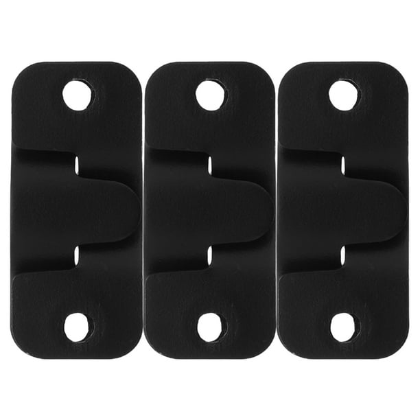6 soportes de montaje empotrado con tornillos, resistentes colgadores de cuadros de acero inoxidable con clip en Z, herrajes para colgar cuadros grandes en la pared, pinturas artísticas