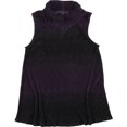 thumbnail image 1 of Alfani Blusa de punto sin mangas para mujer, púrpura, grande, 1 of 1