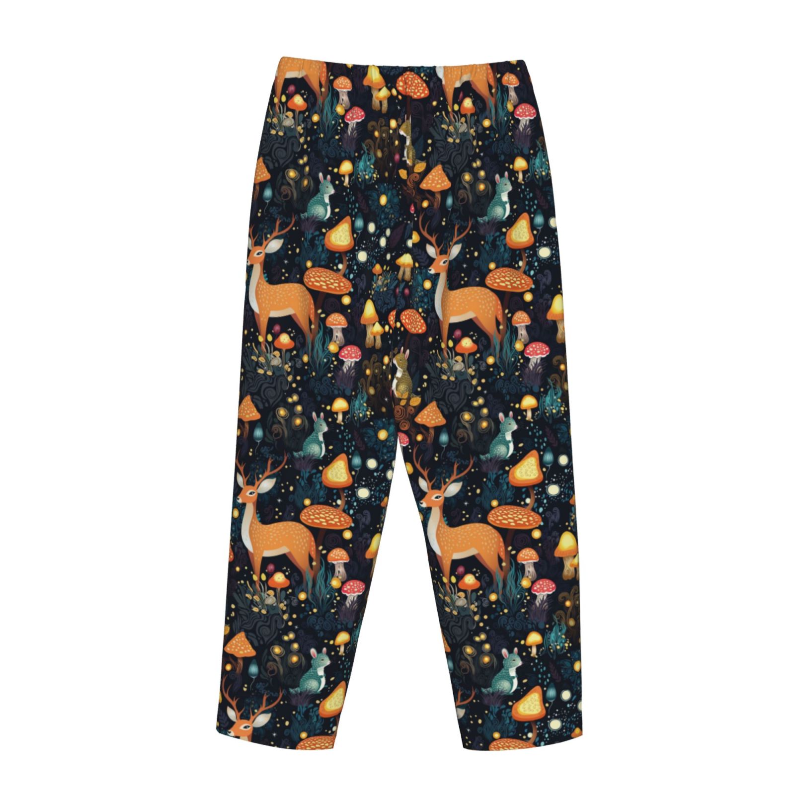 Picia Forest Elf Womens Soft Woven Cotton Elastic Waistband Sleep Pajama Pant Lounge Sleep Pant With Pockets And Drawstring-Large