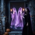 thumbnail image 6 of Yyuenw Halloween Door Cover 35x72 Inch, Ghost Curtain for Front Door, Spooky Polyester Wall Hanging Party Decoration, 6 of 6