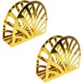 thumbnail image 1 of （Gold）2 Pieces Paper Towel Holders, Stainless Steel Round Shape, for Kitchen Counters, Dining Tables, 1 of 5