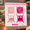 A01 - Hot Pink and Pink-36PCS, variant on 25beige And White Square Foil Balloons Walldrop