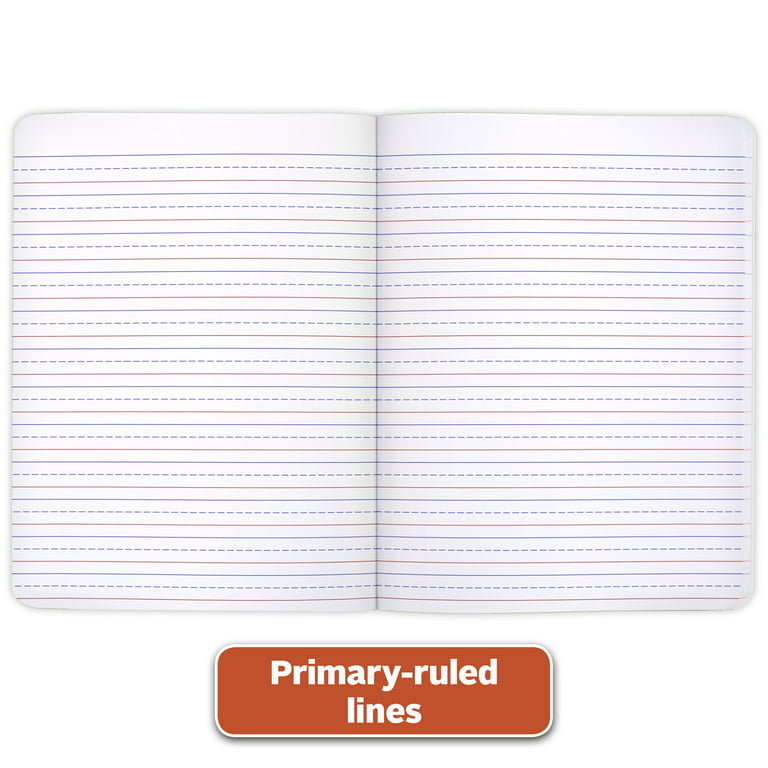 Mead® Primary Journal, Half Page Ruled, Grades K-2, 7 1/2 x 9 3/4, 100  Sheets, 12 Pack