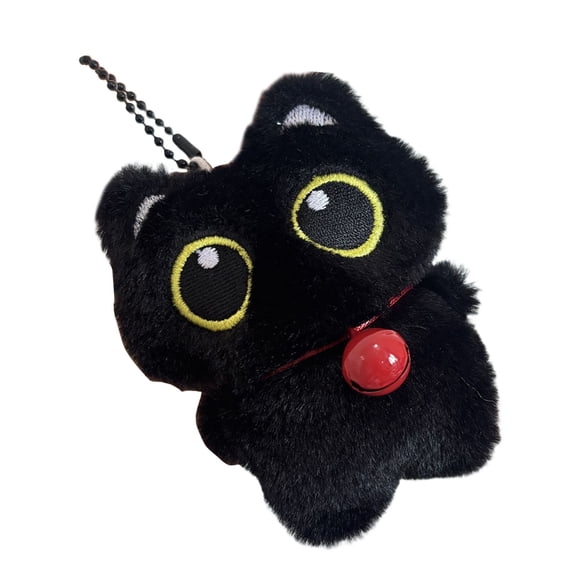 Zeiwohndc Soft Plush Feline Doll Keychain Holiday Decoration Gift For Kids Boys Girls Bags