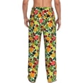 thumbnail image 6 of Cauagu Berries And Citrus Mens Pajama Pants Sleep & Lounge Pants,PJ Bottoms with Pockets-Medium, 6 of 7