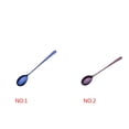thumbnail image 3 of Cateissary 2019 304 Acero inoxidable Mango largo Estilo coreano Cuchara Café Sopa Bebida Cereal Postre Comedor Cucharadita Cocina y Comedor Azul, 3 of 6