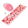 thumbnail image 1 of Keyboard Mouse Combo 2.4G Retro Multi Color Mute Cover Wireless Keyboard and Mouse Set, 1 of 7