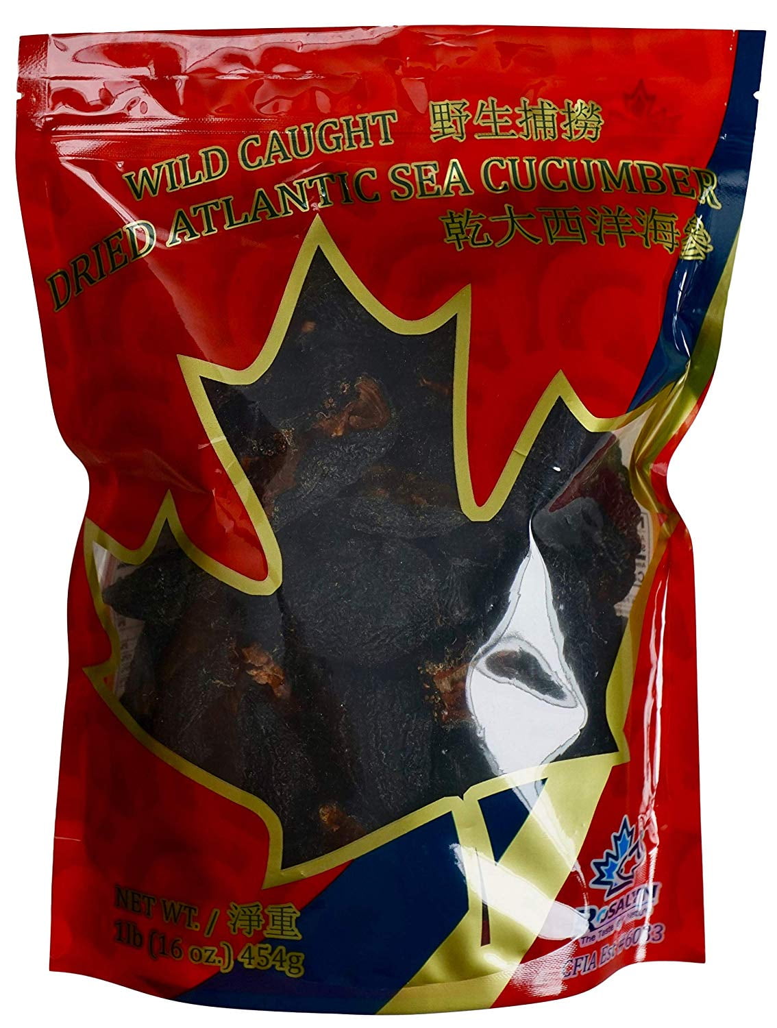 Rosalyn Wild Caught Dried Atlantic Sea Cucumber, 16 Ounce (454g