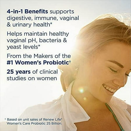 Women's Probiotics 50 Billion Guaranteed, Probiotic Supplement, 12 Strains, Shelf Stable, Gluten Dairy & Soy Free, 30 Capsules, Ultimate Flora Women's Vaginal - 60 Day Money Back Guarantee