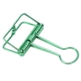 thumbnail image 4 of Paper Binder Clips, Metal Hollow Binder Clips Strong Clamping Force Sturdy Beautiful Easy To Handle 50Pcs  For Clothes Green,Purple,Silver, 4 of 8