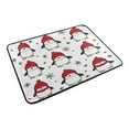 thumbnail image 6 of Bath Curtain & Non-Slip Bath Mat Set 12-Grommet Shower Curtain Memory Foam Bath Rug Penguin Pattern, 6 of 8