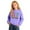 1#Purple384, variant on Byoo Toddler Girls Hoodie Cute 67 Number Graphic Long Sleeve Hooded Pullover Sweatshirt Loose Fit Sport Top for Child
