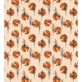 thumbnail image 3 of Botanical Duvet Cover Set, Thin Trees Images with Colorful Moon Like Circles on Pastel Background, Decorative 3 Piece Bedding Set with 2 Pillow Shams, Calking Size, Peach and Multicolor, by Ambesonne, 3 of 3