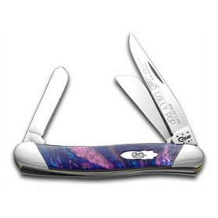 Case XX Knives Slant Series Lolly Pop Medium Stockman 1/2500 Stainless Pocket Knife S9318LP