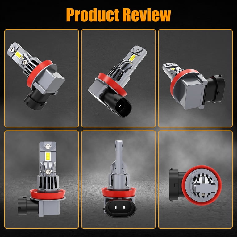 HI-LOW BEAM 2X H11 LED Headlight Super Bright Bulbs Kit 6000K