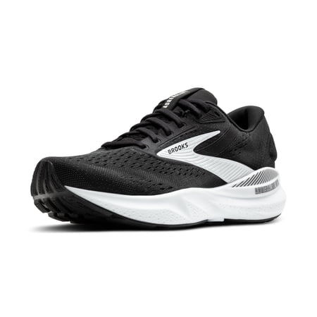 Brooks Womens Adrenaline GTS 24 Supportive Running Shoe - Black/White - 6 Wide
