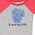 thumbnail image 4 of Inktastic I Love My Titi Elephant Blue Boys Baby Bodysuit, 4 of 5