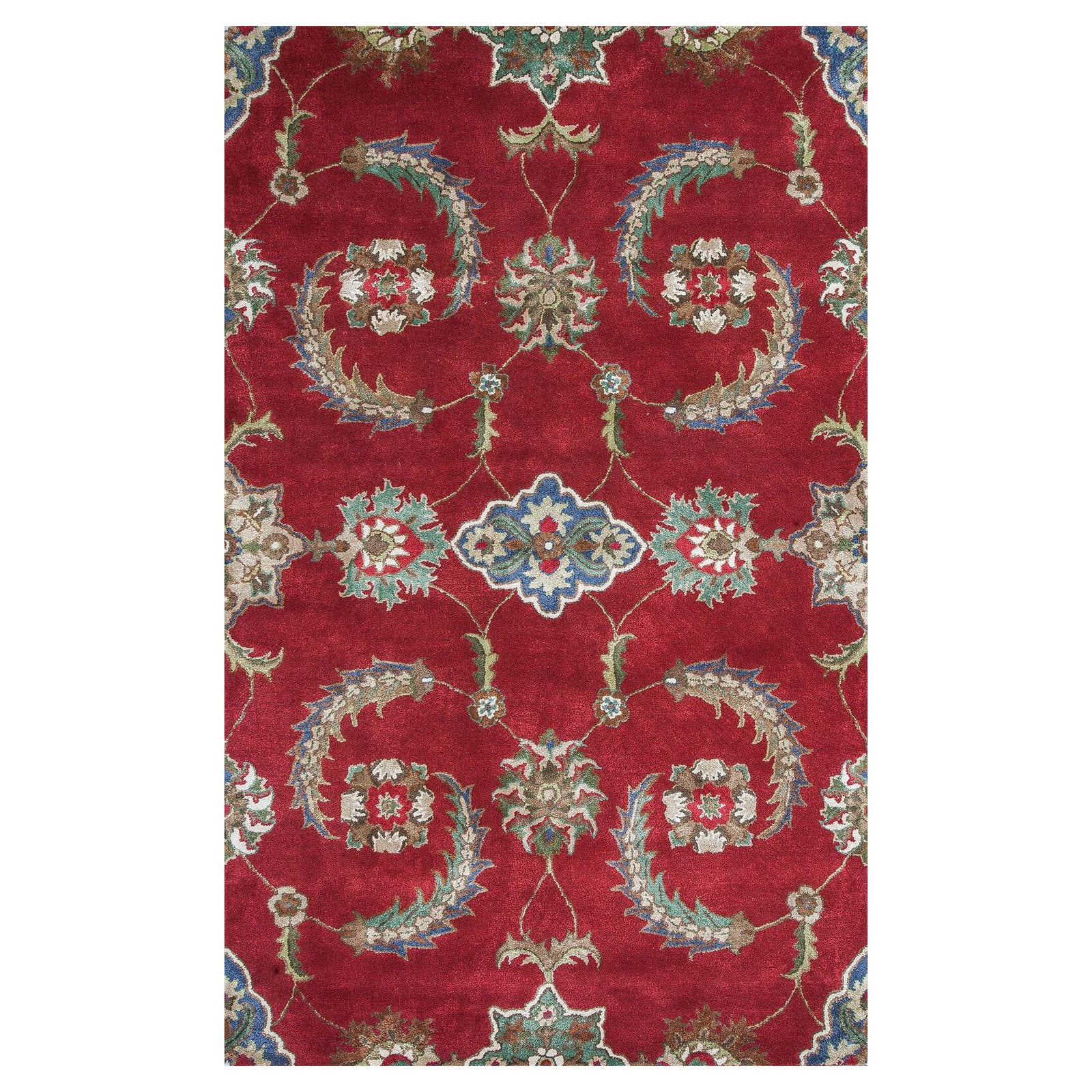 KAS Oriental Rugs Florence 4587 Ruby Allover Mahal Area Rug
