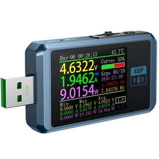 TRIPLETT, USB 2.0 or 3.0, 3 A Capacity, USB Tester and Data Masker - 55EP46