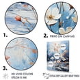 thumbnail image 3 of Designart "Harmony In Snowy Blooms" Snow Floater Framed Canvas Art Print, 3 of 5