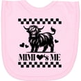 thumbnail image 2 of Inktastic Mimi Loves Me Highland Cow Newborn Bib, 2 of 3