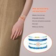 thumbnail image 4 of Guardurnaity 4 unids/set Kit de buena elasticidad resistente al desgaste resistente al agua cuerda trenzada piedra Natural cadenas atractivas conjunto Ropa, zapatos y accesorios Miscelánea Azul Guardurnaity AP010270-02, 4 of 6