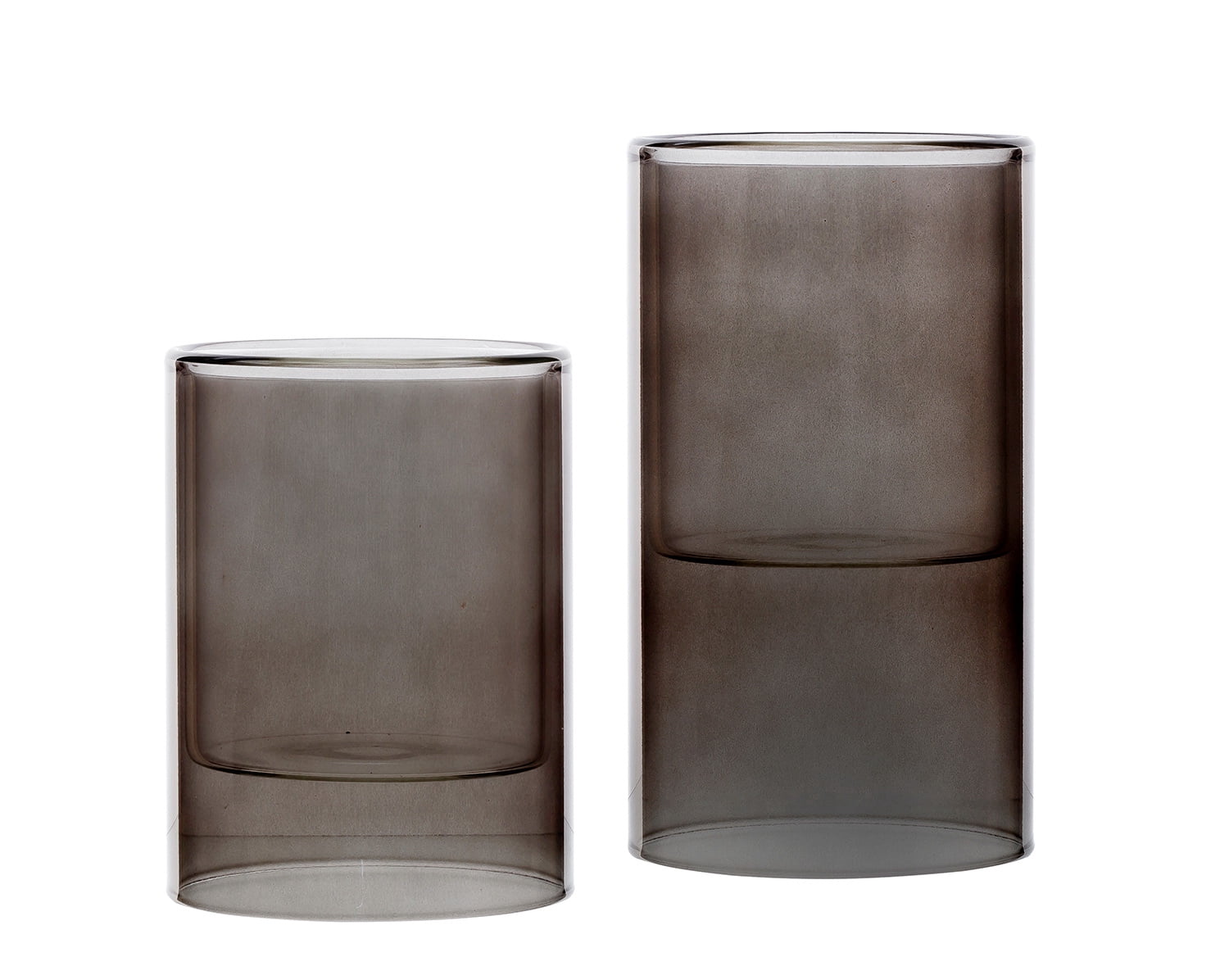 Mainstays Smoke Floating Glass Home Candle Holder Medium