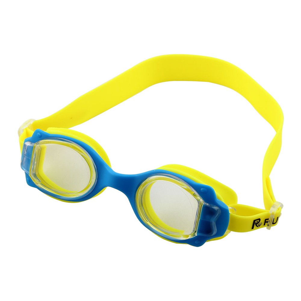 Adjustable Belt Anti Fog Swim Glasses Swimming Goggles Yellow for