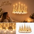 thumbnail image 6 of Illuminated Christmas Forest Wall Ornament 3D Snow Covered Trees Reindeer House for Indoor Holiday Wall Decoration, 6 of 7