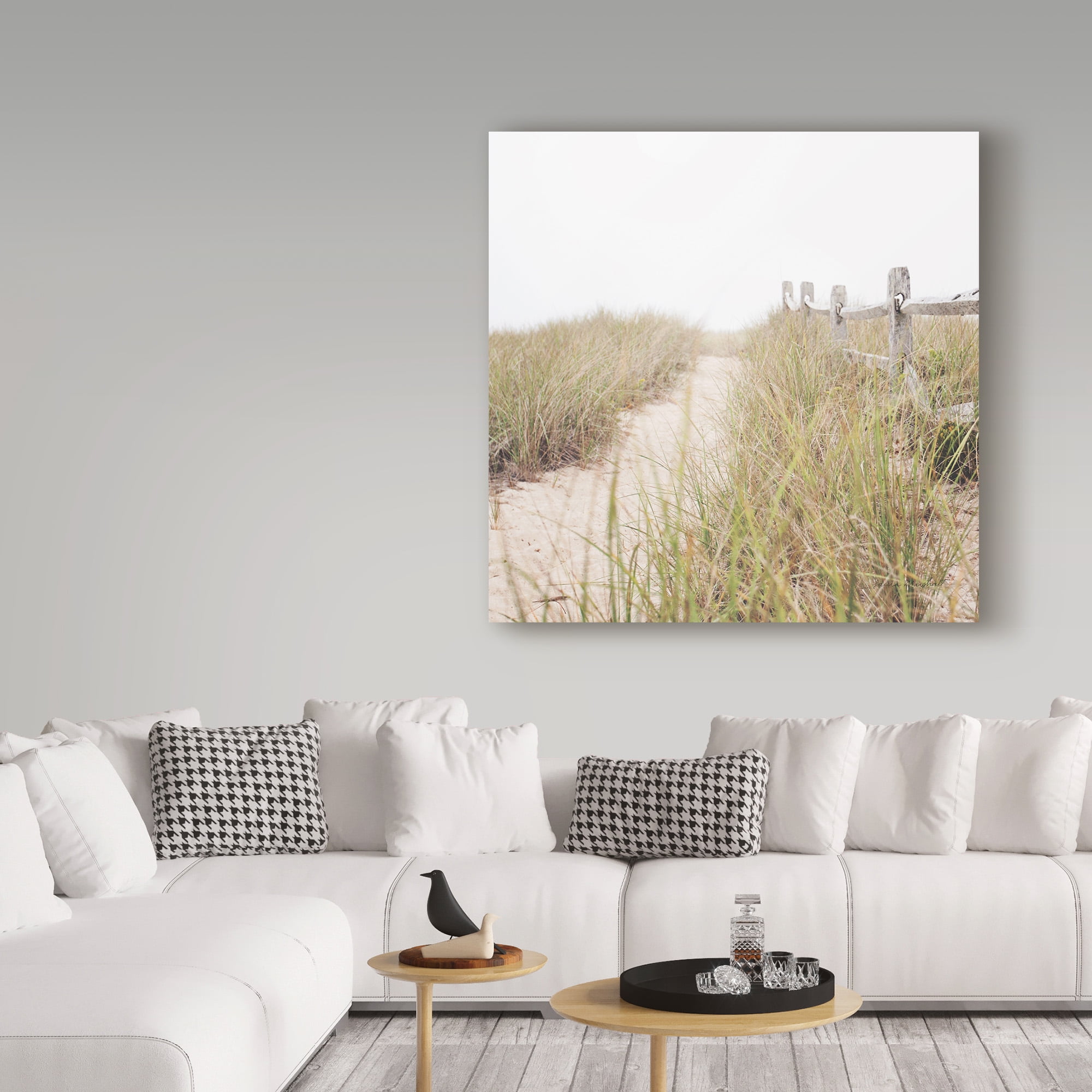 Trademark Fine Art 'To the Beach Path' Canvas Art by Laura Marshall