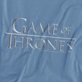 thumbnail image 2 of Game of Thrones T-Shirt Chrome Logo Unisex Graphic Tee For Men & Women, 2 of 7