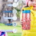thumbnail image 7 of Kids Insulated Water Bottle - Hello Kitty 16.9 Oz Stainless Steel Travel Bottle with Straw, Double Wall Vacuum Insulated Water Bottles for Boys Girls, 7 of 7