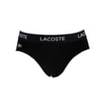 thumbnail image 2 of Lacoste 3 Pack Casual Briefs, Black, 2 of 6