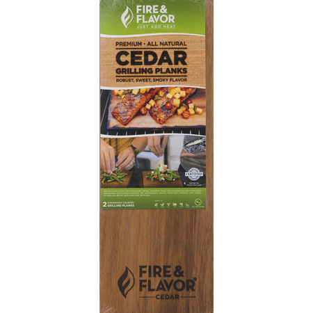 Fire & Flavor - Cedar Grilling Planks - Wood
