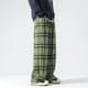 thumbnail image 3 of ShomPort Women's Lounge Pants Comfy Wide Leg Plaid Pants Casual Loose Elastic Waisted Lounge with Pockets, Regular, 3 of 7