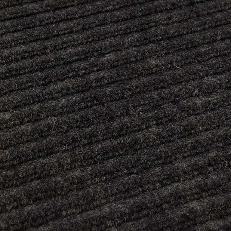 1'6x2'6 Diamond Utility Mat Rug Black - Mohawk