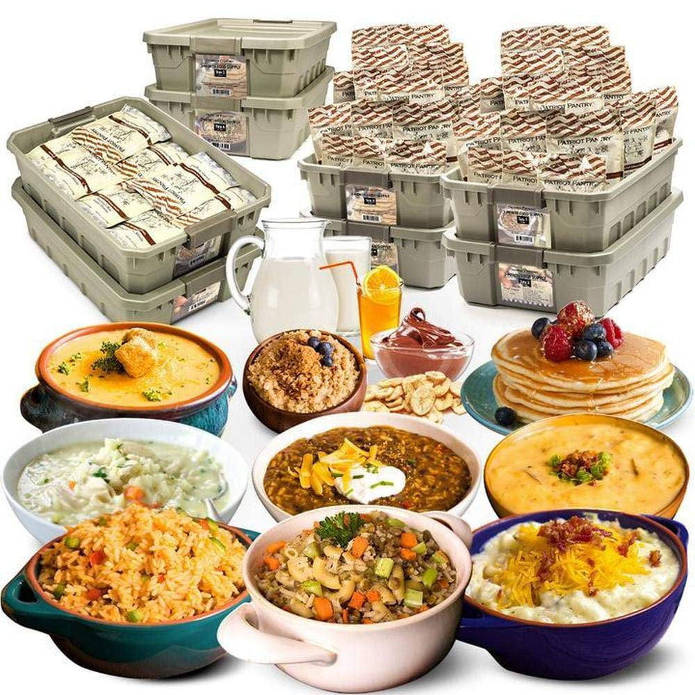 Patriot Pantry 6 Month Emergency Food Supply 1,728 Servings of Tasty