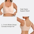 thumbnail image 6 of Everyday Bras for Women Womens Bra 36c Sports Bras for Women Non Removable Pads Skin Tone Bra Underwire Bras for Women Running Girl Bra Womens Bras Comfortable Support Women Bras plus Size Beige XL, 6 of 7
