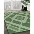 thumbnail image 3 of Ahgly Company Machine Washable Indoor Rectangle Transitional Medium Forest Green Area Rugs, 4' x 6', 3 of 7