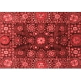 thumbnail image 1 of Ahgly Company Indoor Rectangle Abstract Red Modern Area Rugs, 4' x 6', 1 of 4