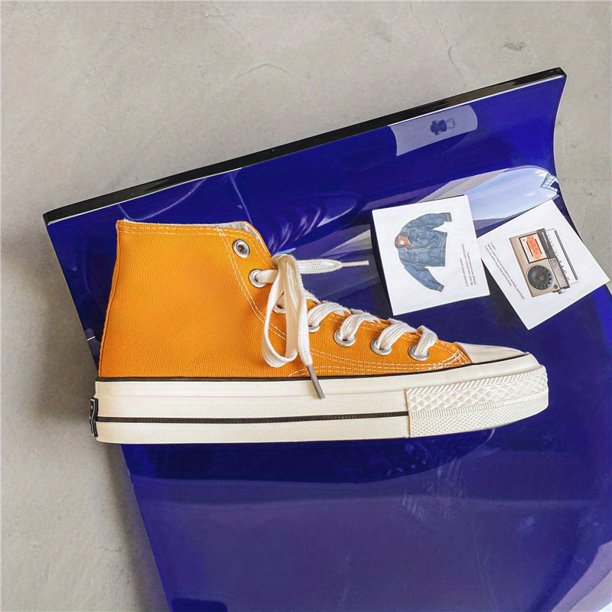 Zapatos De Lona De Alta Calidad Con Estampado De Estrellas Y Letras Para Mujeres, Cordones De Color Sólido, Zapatos Deportivos Versátiles Y Clásicos