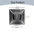 thumbnail image 3 of Wall Mount Most 14 24“ Computer Low Profile Rv Tv Wall Mount Up To 100X100mm Max Weight 30Lbs 15 19 20 22 23 inch Small Mount Bracket Clearance on Sale Flat-Panel Tv Bracket, Household Hook Plertrvy, 3 of 6