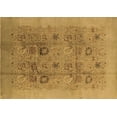 thumbnail image 1 of Ahgly Company Machine Washable Indoor Rectangle Oriental Brown Industrial Area Rugs, 4' x 6', 1 of 4