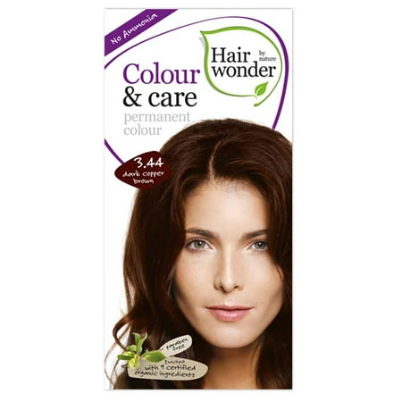 Hair Wonder Color & Care Dark Copper Brown 3.44