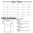 thumbnail image 6 of Patlollav Womens Fashion Gradient Printed Blouse V-Neck Short Sleeve Loose T-Shirt Tops, 6 of 6