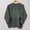 A872 Dark Gray, variant on St. Patrick's Day Sweatshirt for Women Crewneck Long Sleeve Filigree Detailed Shamrock Graphic Ribbed Cuffs Soft Fleece Relaxed Fit Festive Pullover